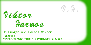 viktor harmos business card